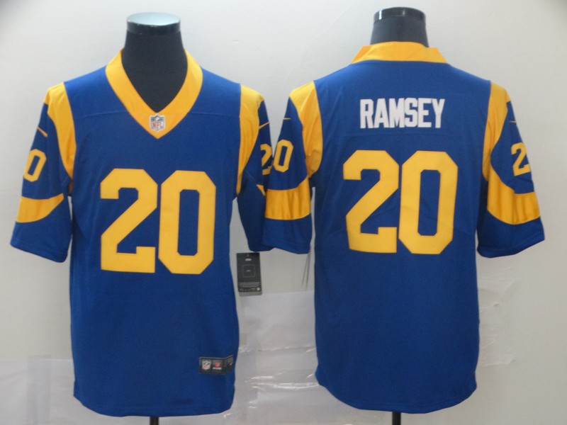 Men's Los Angeles Rams #20 Jalen Ramsey Royal Blue NFL Game Jersey